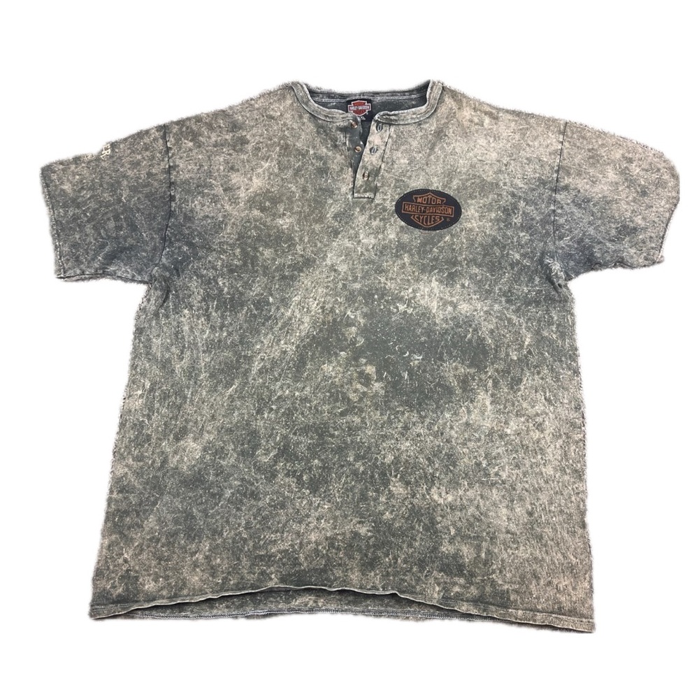 Harley-Davidson Distressed Gray Polo